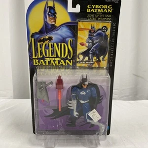 Figura de acción Kenner Legends of Batman-Cyborg Batman - 1994 con tarjeta de coleccionista - Imagen 1 de 3