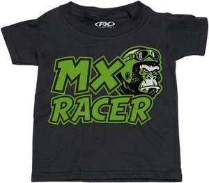 Factory Effex MX Racer Toddler Kids Short Sleeve T-Shirt Black - Picture 1 of 1