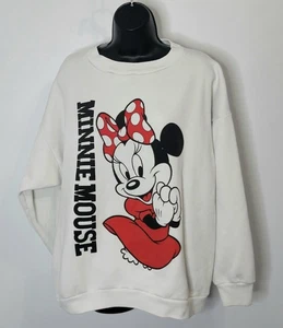 Vintage Disney Minnie Mouse doppelseitiges Sweatshirt mit großer Grafik und Rundhalsausschnitt Gr. XL - Bild 1 von 8