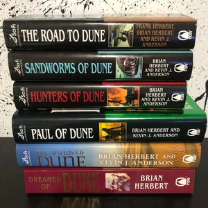 DUNE 6 Buchset Hardcover & PB Frank & Brian Herbert Sci-Fi Serie BCE - Bild 1 von 11