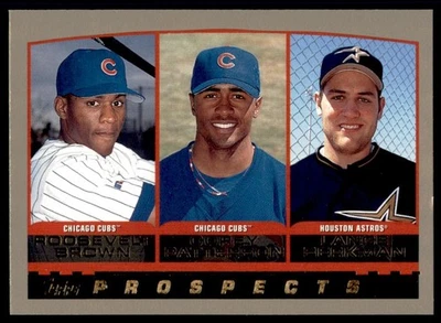 Roosevelt Brown/Corey Patterson/Lance Berkman 2000 Topps 1 #207 Houston - Image 1 of 2