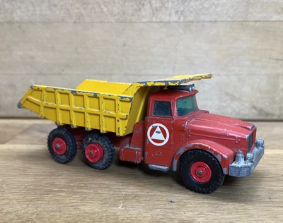 1960s Matchbox Lesney King Size Scammell Contractor Dump Truck Tipper K10 / 19 - Image 1 of 4