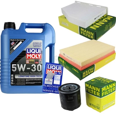 INSPEKTIONSKIT FILTER LIQUI MOLY ÖL 5L 5W-30 für VW Golf V 1K1 1.4 16V 5M1 521 - Bild 1 von 4