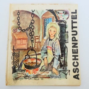 Aschenputtel German Language Childrens Story Book Cinderella Grimm 1966 VTG - Picture 1 of 7