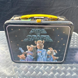 Vintage 1977 Schweine im Weltraum Metall Brotdose von Thermoskanne & Henson Associates - Bild 1 von 7