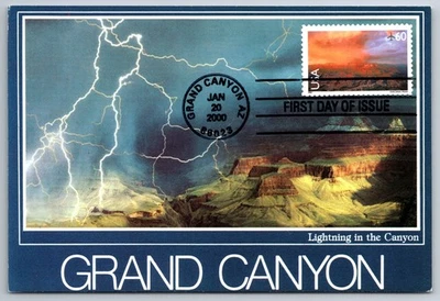 #C135 Grand Canyon Airmail FDC Maxi Card - Image 1 of 2