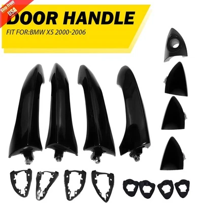 Черная сменная наружная дверная ручка немая для BMW X5 E53 2000-2006 - Изображение 1 из 4