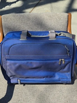 Tumi  Carry On Accessory Bag - Limited Edit - Royal Blue Fabric - Excellent Cond - Image 1 of 3