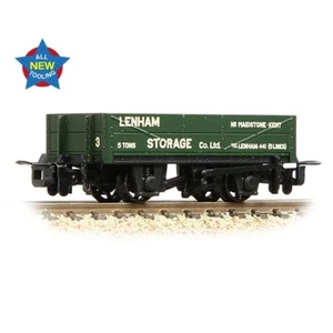 Bachmann Narrow Gauge 393-153 RNAD Rebuilt Open Wagon "LENHAM STORAGE" Green NEW - Picture 1 of 4