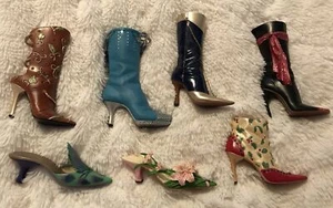 Just The Right Shoe by Raine Konvolut 7 Sammler-Schuhstiefelfiguren, ohne Kartons - Bild 1 von 24