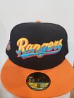 Texas Rangers Hat Cap 50th Anniversary Patch Orange 59Fifty Size 8 New Era