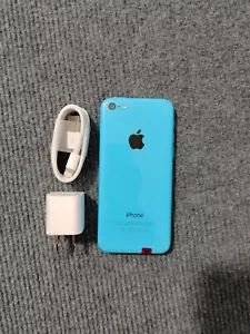 90%N ew Apple iphone 5c Blue 8-16-32GB Fully UNlocked(any carrier) Good - Picture 1 of 8