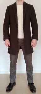 Tiger of Sweden Mantel Herren Größe 48 (M) Braun 75% Wolle - Bild 1 von 16