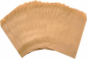 100 Pack Brown Kraft Paper Bags, 3" X 5", Gift Cards, Gift Candy, Cookies, Donut - Picture 1 of 12