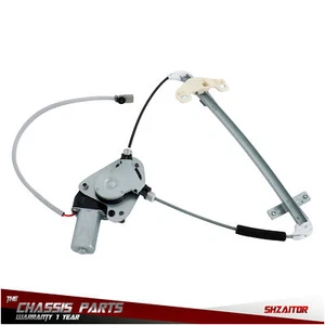 Rear Right Side Power Window Regulator For 2001-05 Honda Civic Sedan w/ Motor - Foto 1 di 15