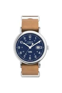 Timex Weekender Reloj con correa de cuero de 40 mm TW2W86800 - Imagen 1 de 5