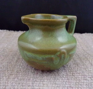 Vintage Frankoma Pottery, Thunderbird Pitcher, #555, Prairie Green, Ada Clay - Picture 1 of 4