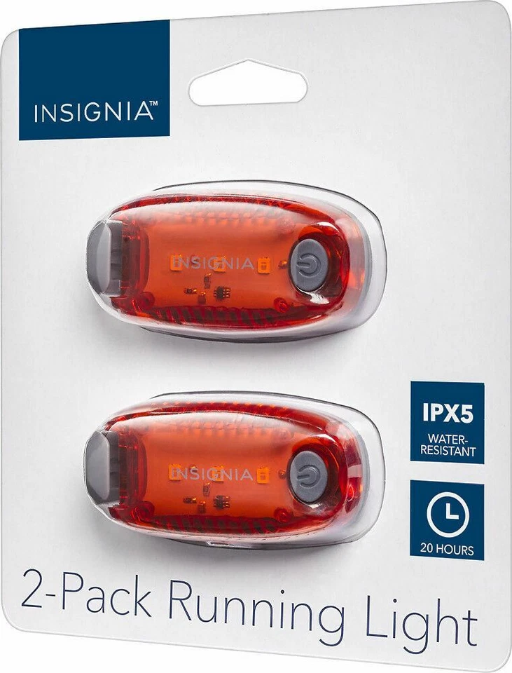Insignia 2-pack Running Lights Ipx5 - Red