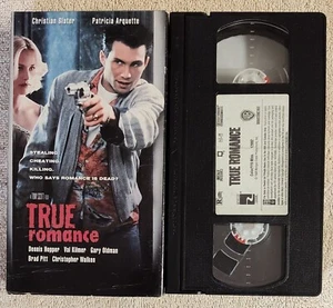 True Romance VHS 1994 Original Release Warner Christian Slater Tested - Picture 1 of 3
