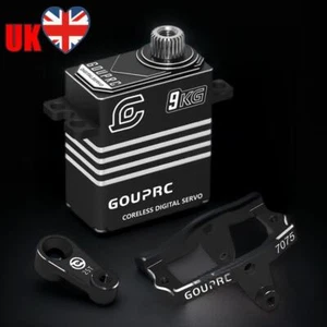 Servo Digital 9KG con Soporte de Montaje y Brazo para Coche TRX4M Servo 1/18 RC (Negro) - Imagen 1 de 9