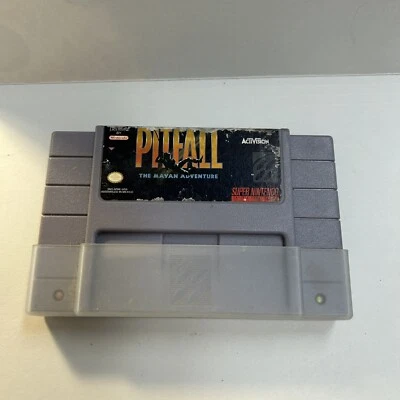 Pitfall The Mayan Adventure Super Nintendo Game. Cartridge Only Untested  - Image 1 of 4