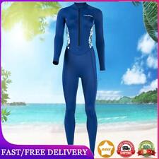Unisex Full Body Wetsuit Diving Snorkeling Surfing Swimming Suit (Dark Blue XL) 