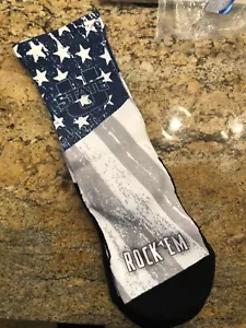 Utah State University USU Stars And Stripes Socks Size Small - Picture 1 of 3