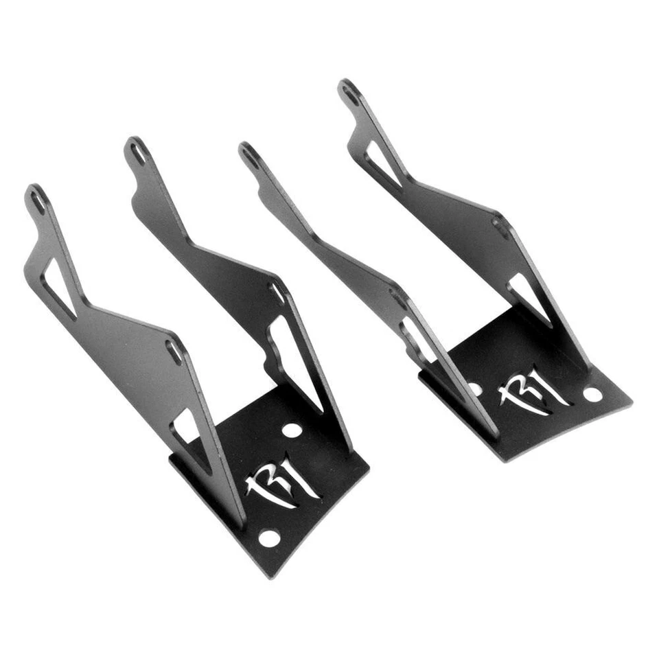 Rigid Industries Double A-Pillar Mounts 2 sets of Dually/D2 FITS Jeep JK 40335 - Image 1 of 1