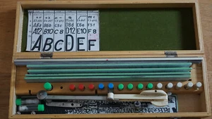 Original TECHGRAPH Beschriftungs-Gerät LETTERING-SET TG 300 "RARITÄT" N° 8 - Picture 1 of 4