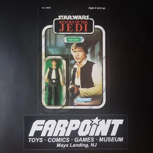 Tarjeta Variante De Colección Star Wars Rotj Cabeza Grande Han Solo Sin Perforar 77 Espalda Sin usar, en caja - Imagen 1 de 24