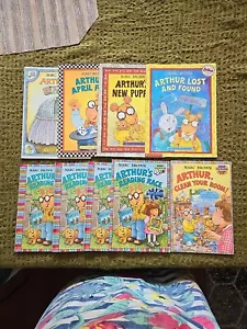 Mixed lot 10 Arthur Picture & Beginner Books Marc Brown 4 duplicates, classroom? - Picture 1 of 10
