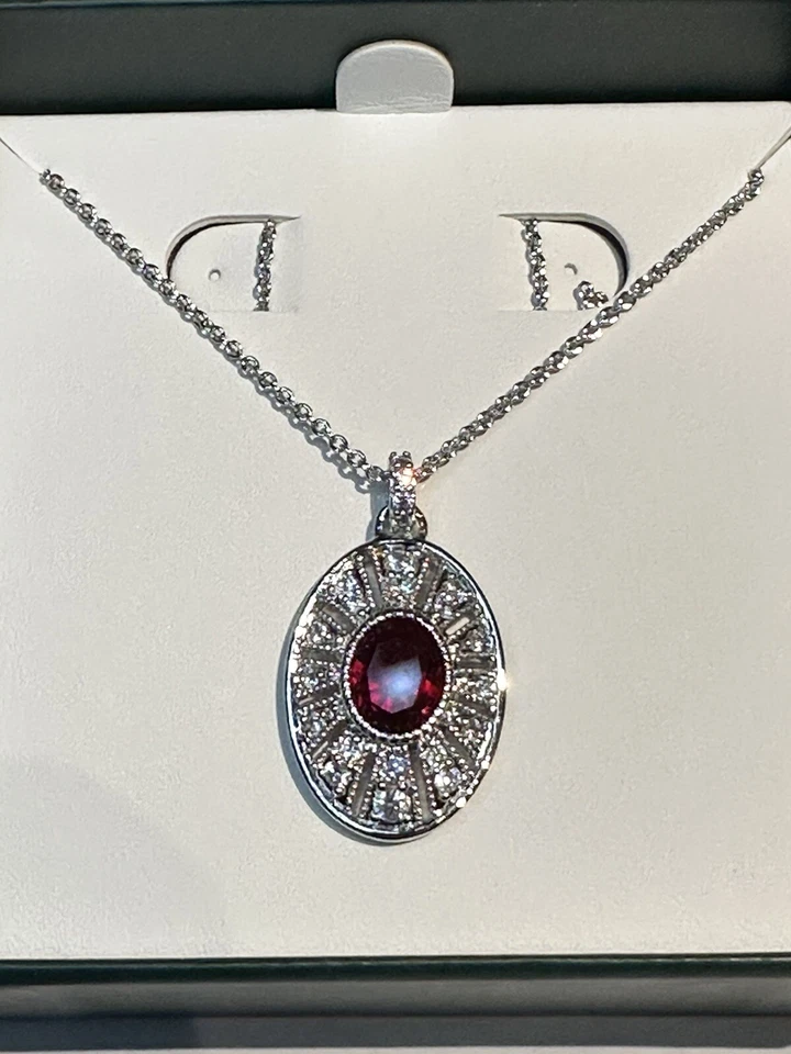 Bomb Party Holiday Luxe RBP2692 LC banhado a ródio rubi - Imagem 1 de 1