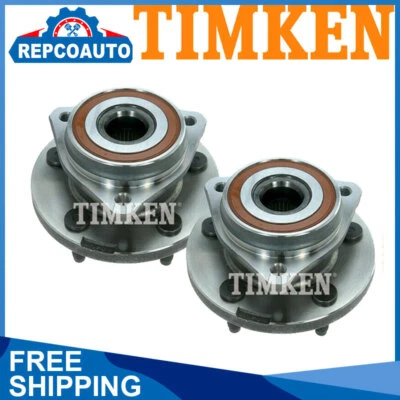 TIMKEN Wheel Hubs Bearing Assembly Front For Jeep Grand Cherokee 1999-2004 Pair - Image 1 of 4