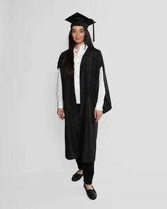 Graduation Gown and Mortarboard Cap Set for Men And Women - Picture 1 of 19