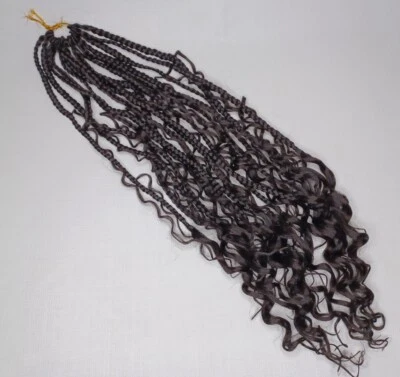 Extensiones de cabello trenzas onduladas 22" 15 hebras Foto 1 de 4