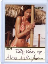 ALINE NAKASHIMA 2006 SPORTS ILLUSTRATED SI SWIMSUIT Autograph AUTO CARD