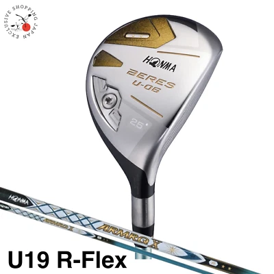 HONMA Beres U-06 Utility Hybrid U19 2S 2Star Men ARMRQ 43 Graphite Shaft R-Flex - Image 1 of 4