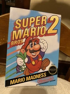 Super Mario Bros. 2 CIB Nintendo NES 1988 Box Cartridge Manual - Picture 1 of 15