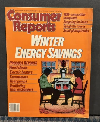 1985 October Consumer Reports Magazine, Winter Energy Savings (MH610) - Image 1 of 2