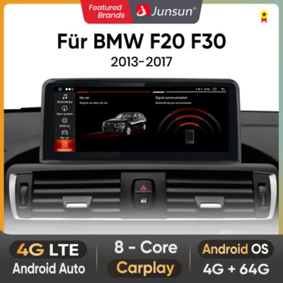 10.25' Android Auto CarPlay Touchscreen Autoradio für BMW 1/2er F20 F21 F23 NBT - Bild 1 von 4