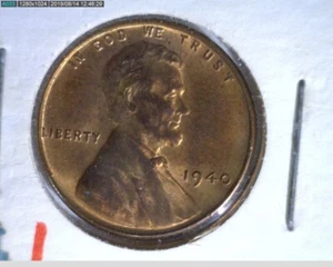 1940 lincoln cent wheat penny (17-308 11m2) - Picture 1 of 2