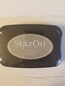 StazOn TAUBENGRAU Lösungsmittel Handwerk Stempelkissen volle Größe GR-33 - Bild 1 von 2