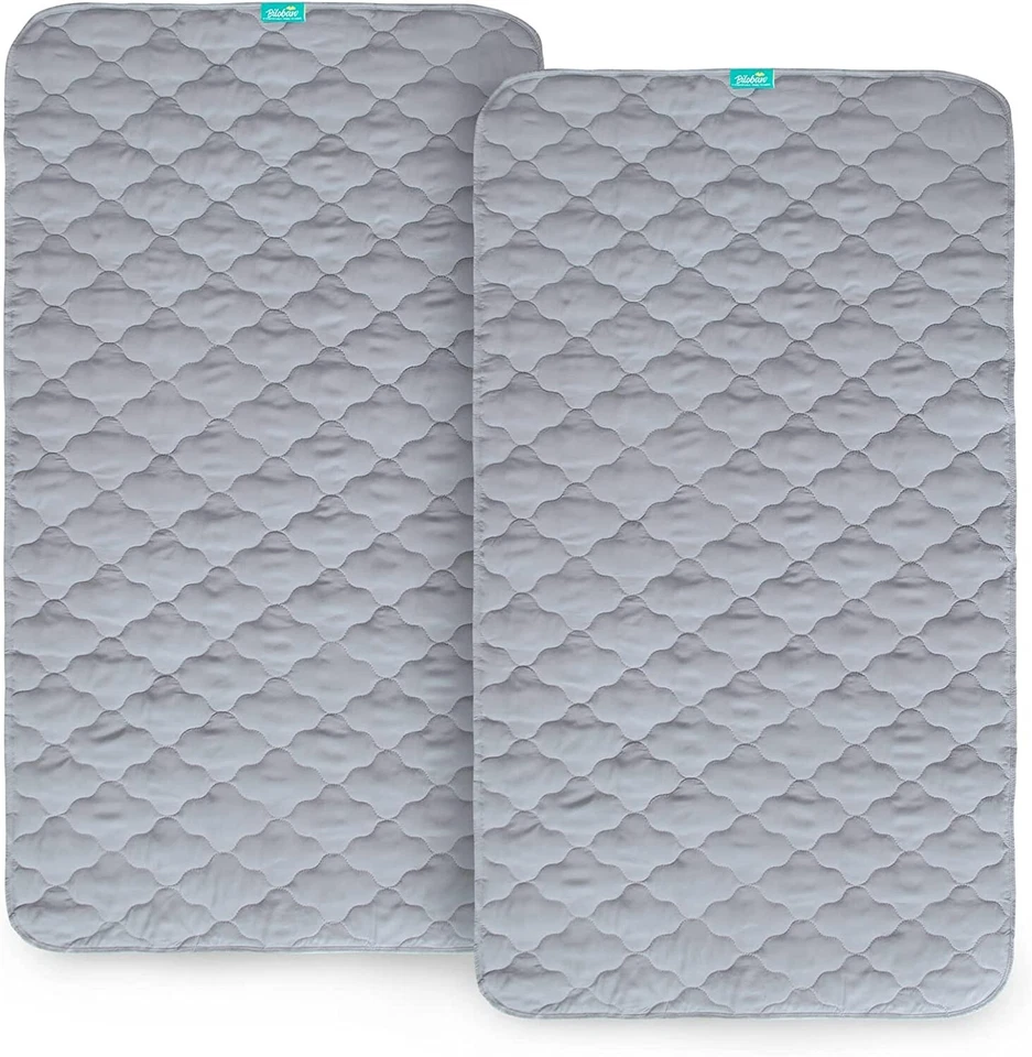 Almohadilla protectora de colchón impermeable para cuna paquete de 2 28"x52" Foto 1 de 4