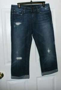JOE'S JEANS The CROPPED EX LOVER LOOSE Distressed Jeans Size 27 - Picture 1 of 8