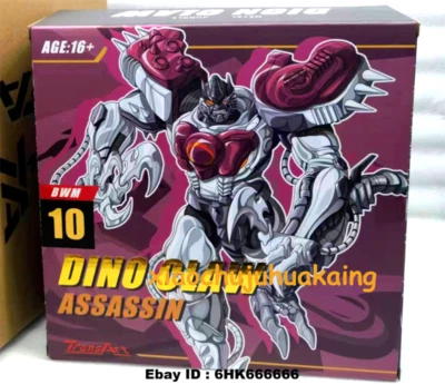 STOCKED! TransArt BWM-10 TransMetal Dinobot II Action Figure Transforms Toy - Image 1 of 4