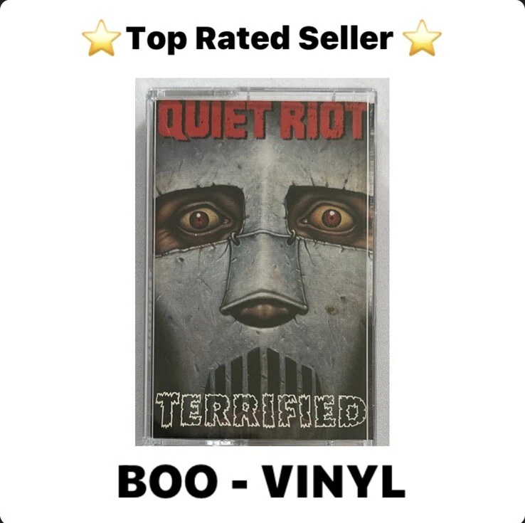 Quiet Riot Terrified Cassette Tape Rare 1993 Heavy Metal  Ex / Mint Condition - Image 1 of 4