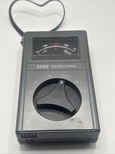 Korg GT-120 Koffer Gitarre Bass CHROMATISCHES TUNER Mikrofon funktioniert getestet - KEIN Licht - Bild 1 von 3