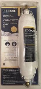 Ecopure 5-Year In-Line Refrigerator Filter EPINL30 - NEW !- FACTORY SEALED! EASY - Picture 1 of 13