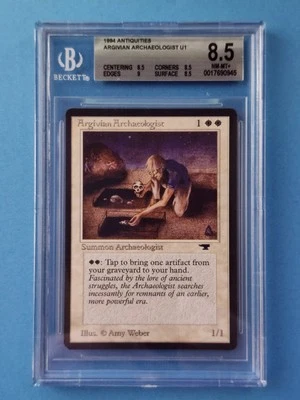 Argivian Archeologist Antiquities Vintage MTG Reserved List Graded BGS 8.5 NM - - Image 1 of 2
