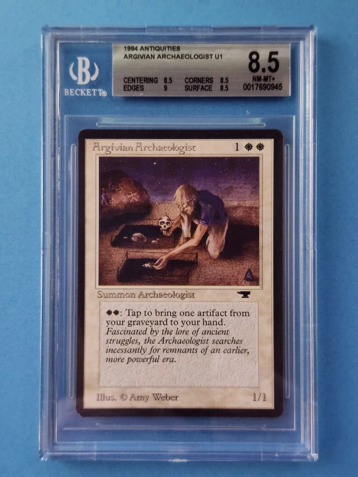 Argivian Archeologist Antiquities Vintage MTG Reserved List Graded BGS 8.5 NM - - Image 1 of 2